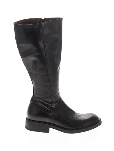 Pre-owned Jcrew Boots In Black