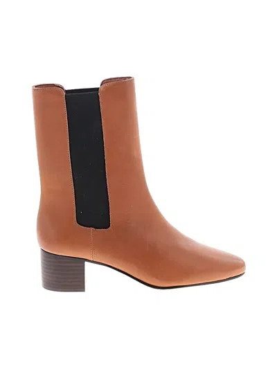 Pre-owned Jcrew Boots In Brown