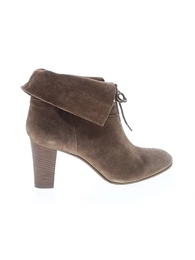 Pre-owned Jcrew Boots In Brown