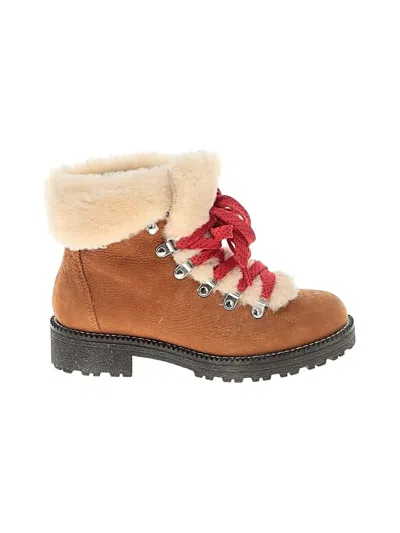 Pre-owned Jcrew Boots In Brown