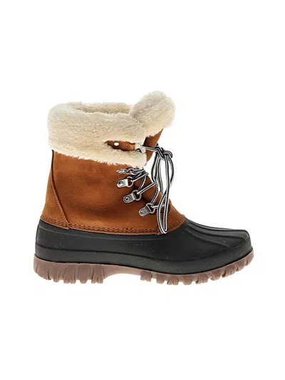 Pre-owned Jcrew Boots In Brown