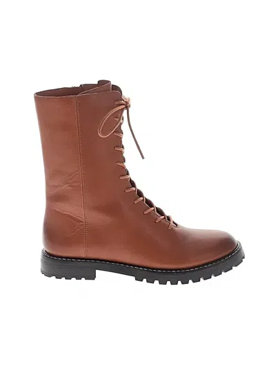 Pre-owned Jcrew Boots In Brown