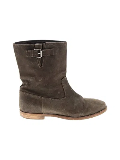 Pre-owned Jcrew Boots In Brown