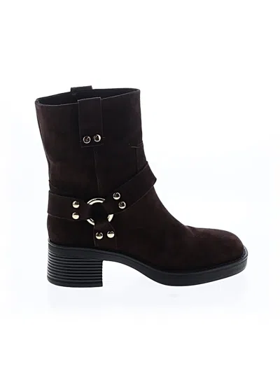 Pre-owned Jcrew Boots In Brown