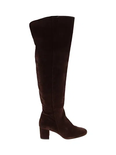 Pre-owned Jcrew Boots In Brown
