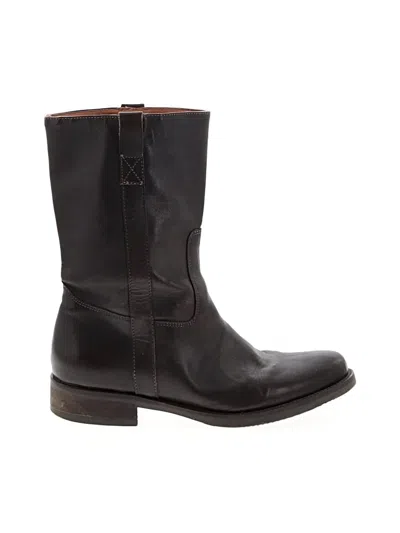 Pre-owned Jcrew Boots In Brown