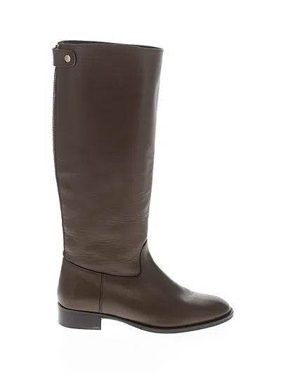 Pre-owned Jcrew Boots In Green