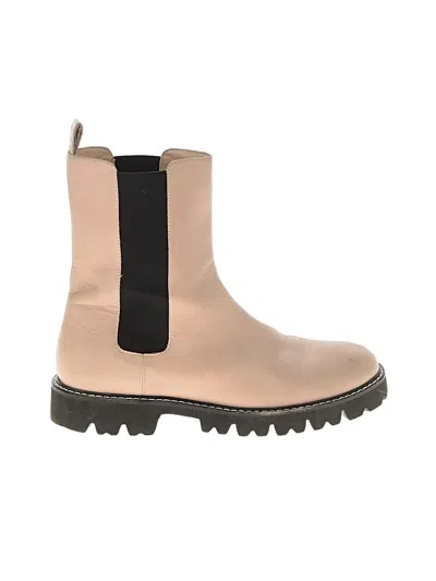 Pre-owned Jcrew Boots In Tan