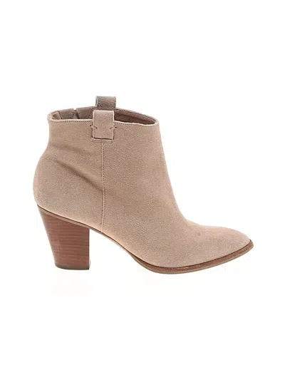 Pre-owned Jcrew Boots In Tan