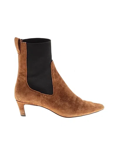 Pre-owned Jcrew Boots In Tan