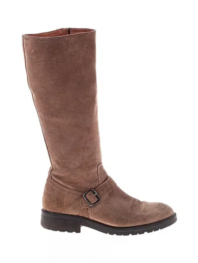 Pre-owned Jcrew Boots In Tan