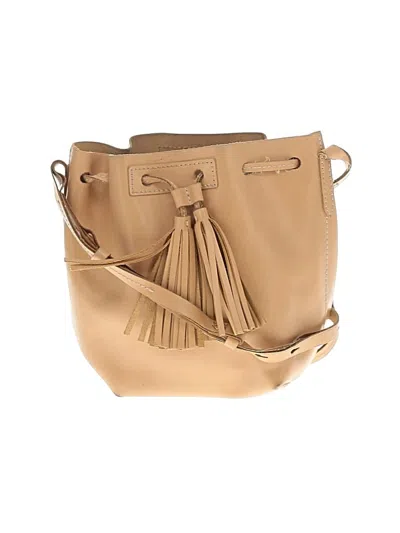 Pre-owned Jcrew Bucket Bag In Tan