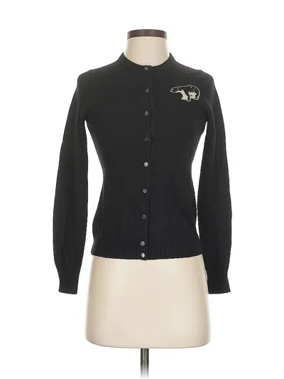 Pre-owned Jcrew Cardigan Sweater In Black