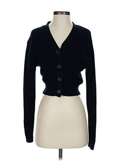 Pre-owned Jcrew Cardigan Sweater In Black