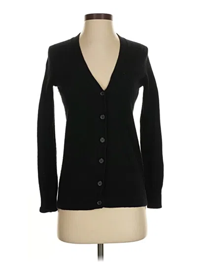 Pre-owned Jcrew Cardigan Sweater In Black
