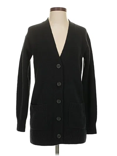 Pre-owned Jcrew Cardigan Sweater In Black