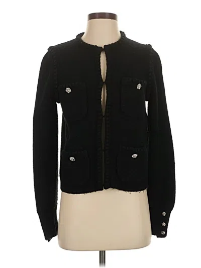Pre-owned Jcrew Cardigan Sweater In Black