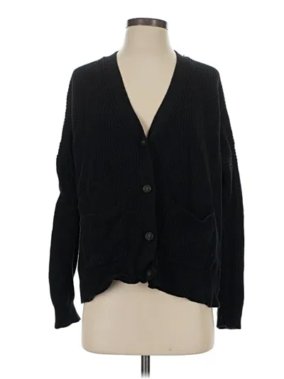 Pre-owned Jcrew Cardigan Sweater In Black