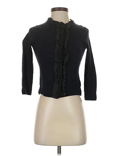 Pre-owned Jcrew Cardigan Sweater In Black