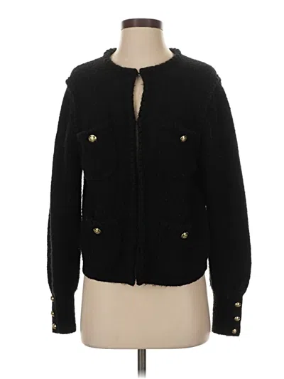 Pre-owned Jcrew Cardigan Sweater In Black