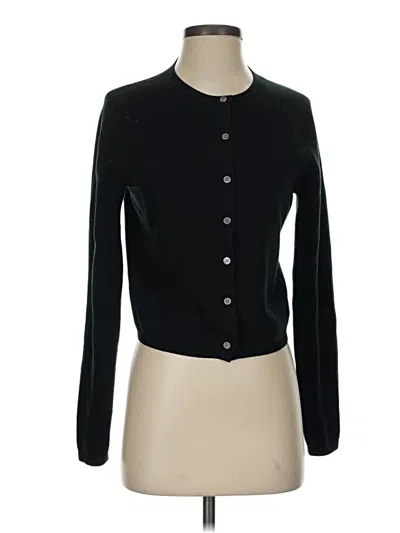 Pre-owned Jcrew Cardigan Sweater In Black