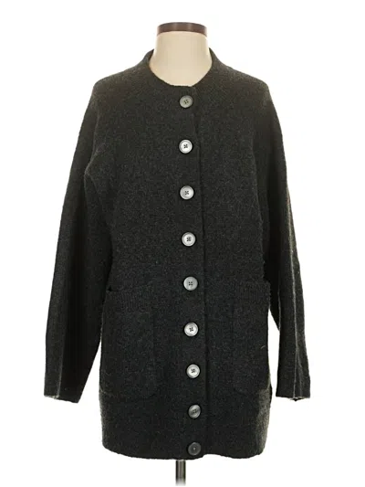 Pre-owned Jcrew Cardigan Sweater In Black