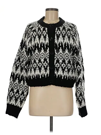 Pre-owned Jcrew Cardigan Sweater In Black