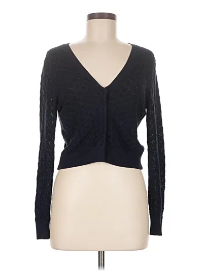 Pre-owned Jcrew Cardigan Sweater In Black
