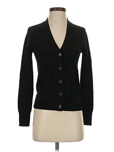 Pre-owned Jcrew Cardigan Sweater In Black