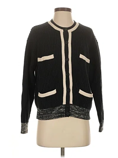 Pre-owned Jcrew Cardigan Sweater In Black