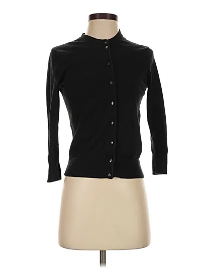 Pre-owned Jcrew Cardigan Sweater In Black