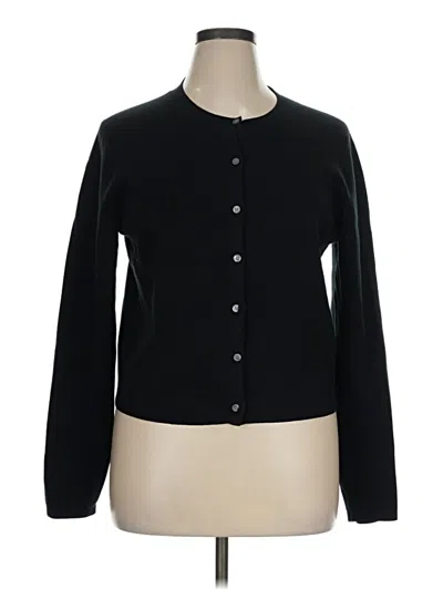 Pre-owned Jcrew Cardigan Sweater In Black