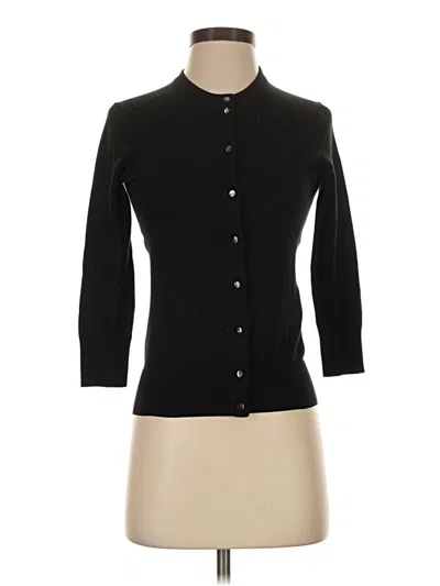 Pre-owned Jcrew Cardigan Sweater In Black