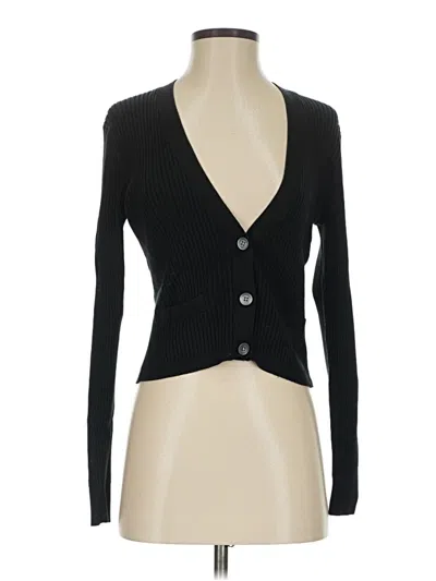 Pre-owned Jcrew Cardigan Sweater In Black