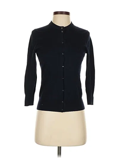 Pre-owned Jcrew Cardigan Sweater In Black