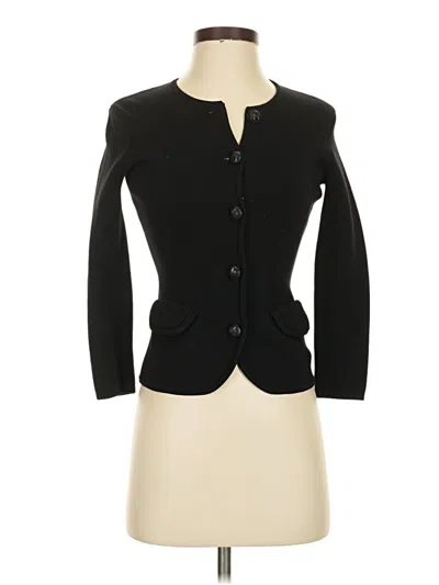 Pre-owned Jcrew Cardigan Sweater In Black