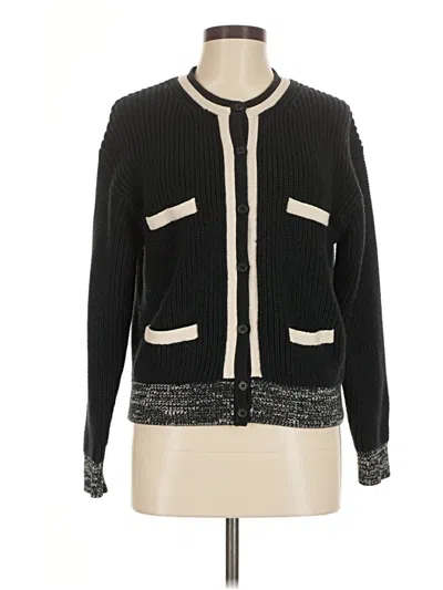 Pre-owned Jcrew Cardigan Sweater In Black