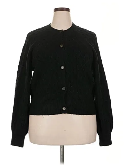 Pre-owned Jcrew Cardigan Sweater In Black