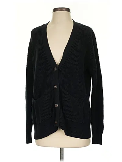 Pre-owned Jcrew Cardigan Sweater In Black