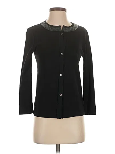 Pre-owned Jcrew Cardigan Sweater In Black