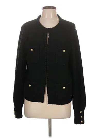 Pre-owned Jcrew Cardigan Sweater In Black
