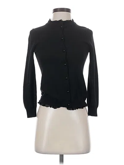 Pre-owned Jcrew Cardigan Sweater In Black