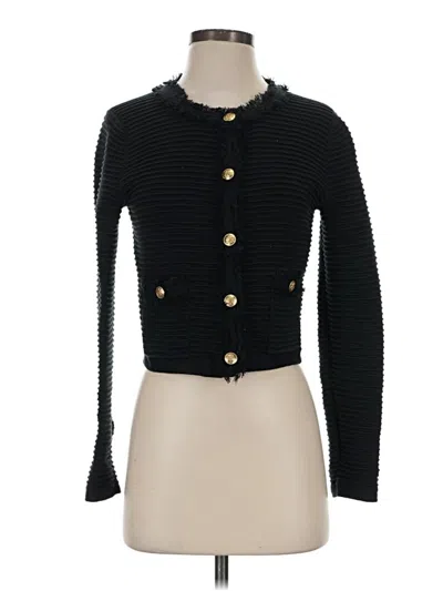 Pre-owned Jcrew Cardigan Sweater In Black