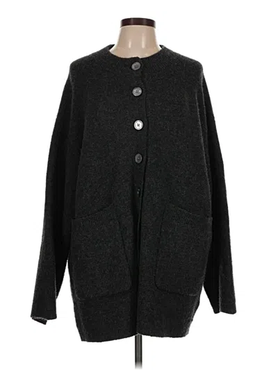 Pre-owned Jcrew Cardigan Sweater In Black