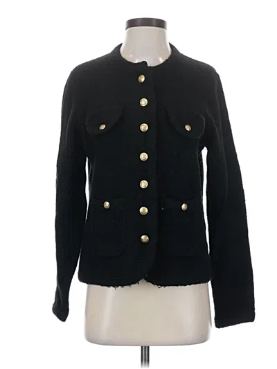 Pre-owned Jcrew Cardigan Sweater In Black