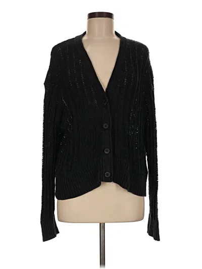 Pre-owned Jcrew Cardigan Sweater In Black