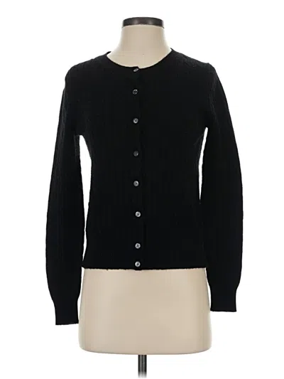 Pre-owned Jcrew Cardigan Sweater In Black