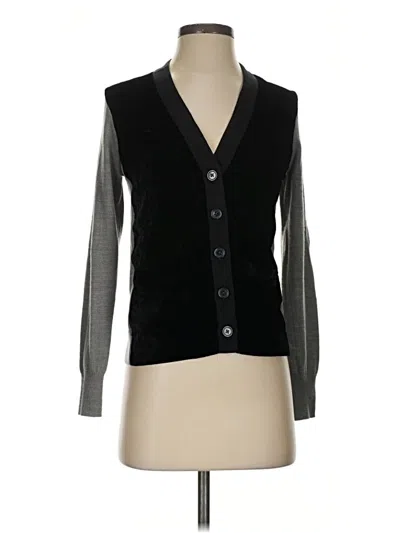 Pre-owned Jcrew Cardigan Sweater In Black