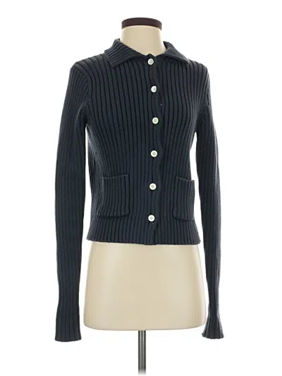 Pre-owned Jcrew Cardigan Sweater In Black