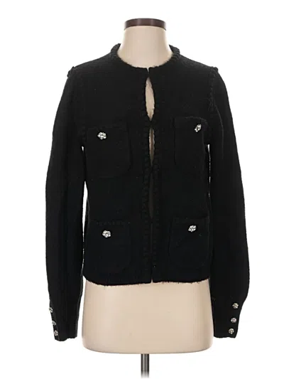 Pre-owned Jcrew Cardigan Sweater In Black
